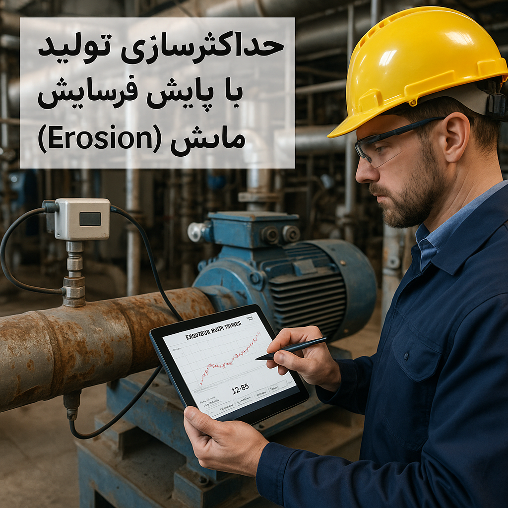 حداکثرسازی تولید با پایش فرسایش (Erosion Monitoring)